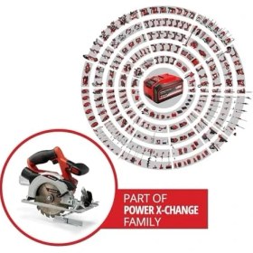 Resim Storemax Akülü Daire Testere Te-Cs 18/150 Li-Solo Power X- (18 V, Li-Ion, Ø150 x Ø10 mm Testere Bıçağı, Aletsiz Kesim Derinliği ve Eğim Açısı Ayarı, Led'ler) - 4331220 