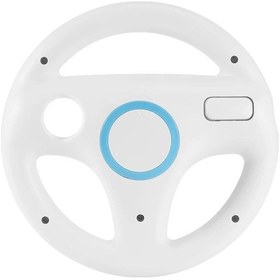 Resim Beyaz-yarış Oyunları Direksiyon Yenilikçi Ergonomik Direksiyon Nintendo Wii Kart Yarış Oyunları Uzaktan Kumanda 
