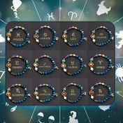 Resim Zodyak Gezegeni Takı Seti - 12 Zodyak Burcu (Kuğu, Boğa, İkizler, Yengeç, Aslan, Akrep, Terazi, Yay, Oğlak, Balık) Doğal Taş Boncuklu, Günlük Kullanım, Göksel Temalı, Dayanıklı Takı 