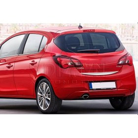 Resim S-Dizayn Opel Corsa E Krom Bagaj Alt Çıtası 2015-2019 