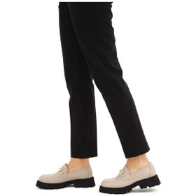 Resim Tamer Tanca Kadın Hakiki Deri Vizon Loafer Ayakkabı 33 1000-1 Bn Ayk Sk22/23 A.vızon Dr Açık Vizon 