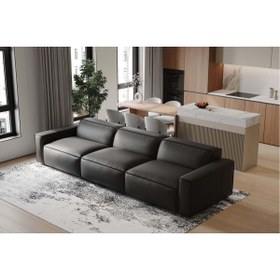 Resim hoom concept ORLANDO DERİ ÜÇLÜ KOLTUK 