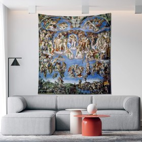 Resim Son Yargı - Il Giudizio Universale Duvar Örtüsü - 100 cm x 135 cm 