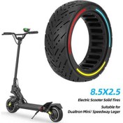 Resim Didadodo Elektrikli Scooter Katı Lastikler 8.5 2.5 Yeni Desen Dualtron Mini / Speedway Leger İçin Diğer 