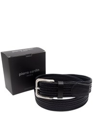 Resim Pierre Cardin Premium Örgü Deri Kemer En 3,5 Cm Pc-1712 Siyah 