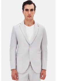Resim Twn Slim Fit Gri Düz Takim Elbise 4ec05e301545m 301 