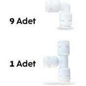 Resim 9 L + 1 T Quick Dirsek Su Arıtma Cihazları Filtreleri İle Uyumlu 