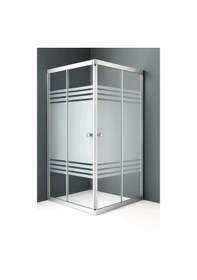 Resim Durul Duşakabin Kare Desenli Parlak 