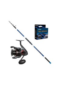 Resim Okuma Ceymar 8000 - Ryuji Surf Master 420cm 100-250gr Surf Olta Seti 