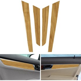 Resim Enigmatic 4 Adet Iç Kapı Paneli Kapağı Döşeme Sarı Ahşap Desenli (Yurt Dışından) 