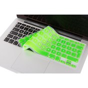 Resim Yeşil Klavye Kılıfı Macbook Klavye Koruyucu Air Pro Türkçe Q (eski Usb'li Model 2008/2017) Uyumlu McStorey