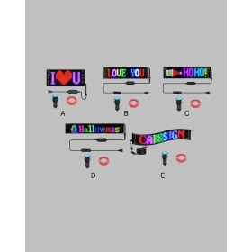 Resim Epilons Rgb Kayar Yazılı Led Reklam Ekranı - Usb Bağlantılı Esnek Tasarım 