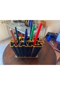 Resim Star Wars Temalı Kalemlik Koleksiyonluk Masa Üstü Düzenleyici 
