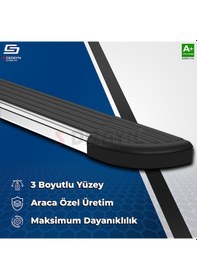 Resim S-dizayn Opel Grandland X 2 Hybrid Skyline Krom Yan Basamak 183 Cm 2024 Üzeri A+ Kalite 