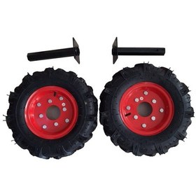 Resim Çapa Makinası Teker Takımı 4.00 X 80 27 Mm Sabit Aks 