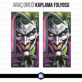 Resim Nasa Reklam Araç Kapı Direği Kaplama Folyosu 2'li Set 50x25 cm M4 