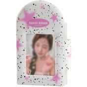 Resim Sones Hisocute Kare Fotoğraf Albümü Kızlar 3 İnç Kartpostal Albüm Tutucu Öğrenci Polaroid Koleksiyon Düzenleyici Pembe Yıldızlar 