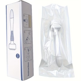 Resim Ayarlanabilir Paslanmaz Çelik Derma Damgası, 0.25mm Hassas Uçlu - Evde Kullanım için Profesyonel Mikrodermabrazyon Cihazı, Parfümsüz, Güç Gerektirmez, Dayanıklı Plastik Yapı 