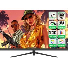 Resim GamePower Sonic T80 27" 0.5 MS 180 Hz QHD 2K Fast IPS LED Monitör 