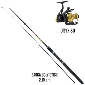 Resim Bauer Barca Ugly Stıck 2.10 Cm - Onyx 3000 Olta Seti 