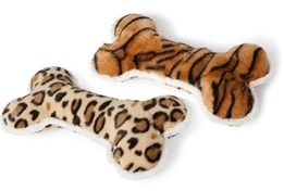 Resim KARLİE PELUŞ KEMİK KAPLAN LEOPAR DESENLİ 30 CM 