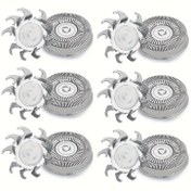 Resim 6 Paket FR8 Erkek Yüzen Tıraş Bıçağı Yedek Başlıkları, Çift Halka Tasarımı, Hassas Kesim, Yüksek Uyumluluk, Düşük Alerji, Sakal ve Bıyık Bakımı için, Pil Gerektirmez 