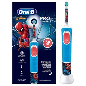 Resim Oral-B Vitality Pro Spiderman Özel Seri Çocuklar İçin Şarj Edilebilir Diş Fırçası 