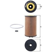 Resim Mahle Ox1058d - Yağ Filtresi Astra J 14 Astra K 15 Insıgnıa 15 M 