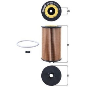 Resim Mahle Ox1058d - Yağ Filtresi Astra J 14 Astra K 15 Insıgnıa 15 M 