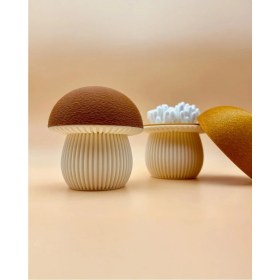 Resim 3D Snaxx Mantar Tasarımlı Dekoratif Pamukluk - Çok Amaçlı Organizer 