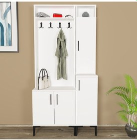 Resim Kalenderdekor1 Kalender Dekor Rose-1-2 Rs01 Portmanto Vestiyer Ayakkabılık 