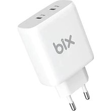 Resim Bix BX2P50 50W Pd 2*type-C Girişli Gelişmiş Şarj Teknolojisi ile Donatılmış Seyahat Adaptörü 