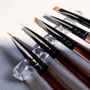 Resim 5 Yuvalı Akrilik Tırnak Sanatı Fırçası Standı - Manikür Araçları İçin Kristal Tutucu, Kokus Yok ve Pille Çalışmaz 