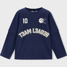 Resim Mayoral Mavi Erkek Çocuk Çift Kollu Sweatshirt 4075 Mavi 