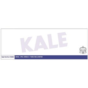 Resim Kale-419400 - Fan Motoru Opel Corsa C 1.3/1.7cdtı 00 Tıgra 1. 