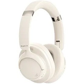 Resim Havit H652BT ANC Bluetooth Katlanabilir Kulaküstü Kulaklık - Anc, Çoklu Bağlantı (Bej) 