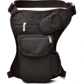 Resim Wngl Çok Fonksiyonlu Bisiklet Kanvas Bel Çantası Bacak Çantası (Yurt Dışından) 