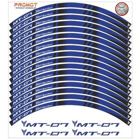 Resim Yamaha Mt 07 Uyumlu Jant Şeridi 2 