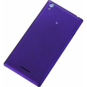Resim Axya Sony Xperia T3 Arka Kapak Pil Batarya Kapağı Mor 