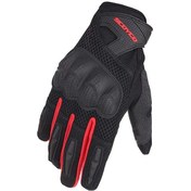 Resim Scoyco MC58-2 Yazlık Korumalı Motosiklet Eldiveni Kırmızı - Siyah 