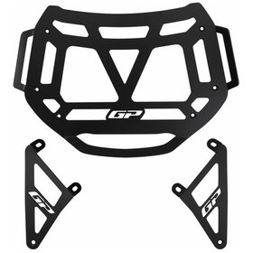 Resim GP Kompozit Honda Forza 750 2023-2024 Uyumlu Çanta Üstü Demiri Siyah 