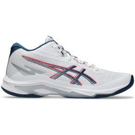 Resim Asics NETBURNER BALLISTIC FF MT 4 Erkek White/Bluebell Voleybol Ayakkabısı 1051A090-101 