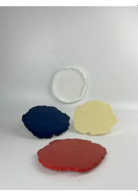 Resim Epoksi Yuvarlak Nişan Tepsisi Silikon Kalıp 