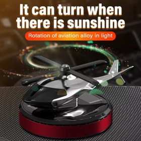 Resim AAZRZRZ Güneş Enerjili Helikopter Hava Temizleyici - Dayanıklı Işık Kokusu, Araba Kullanımı İçin İdeal, Dönen Bıçaklar ile Helikopter Tasarımı, Hafif, Kolay Kurulum, Araba Hava Temizleyici | Modern Araba Aksesuarı | Güneş Enerjili, Araba Hava Temizleyici 