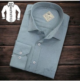 Resim Linen Keten Klasik %100 Cotton Uzun Kollu Terletmeyen Tek Cepli Kapaklı Gri Gömlek Regular Kalıp -10239 Gri 