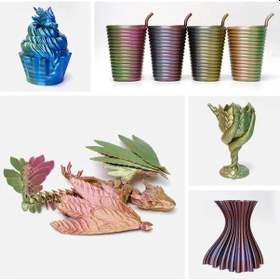 Resim Esun Yeşil Silk Pla Filament 1.75mm. 1kg 