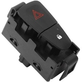 Resim Renault Fluence - Megane Iıı Dörtlü Sinyal Flaşör Anahtarı Ve Kapı Kilit Düğmesi An765b 