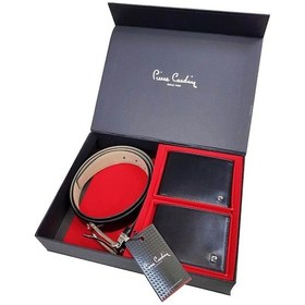 Resim Pierre Cardin Kemer - Cüzdan - Kredi Kartlık Set 001 Siyah 