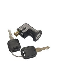 Resim Dolıty E Bisiklet Akü Kutusu Kilidi Taşınabilir Çok İşlevli Siyah 