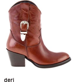 Resim Bambi Taba Hakiki Deri Kadın Bot & Bootie K0751116103 